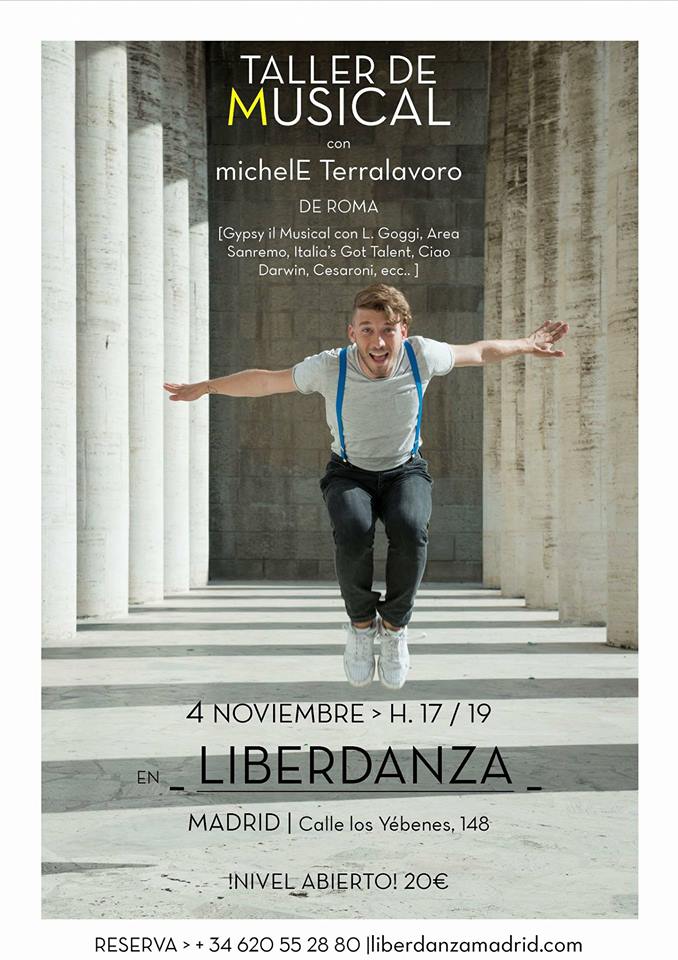 Cartel taller musical Michael