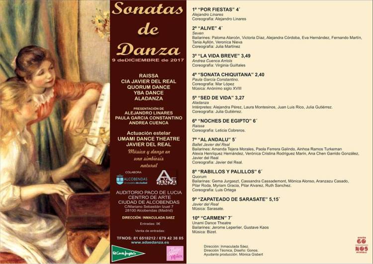 Programa Adae Sonatas de Danza